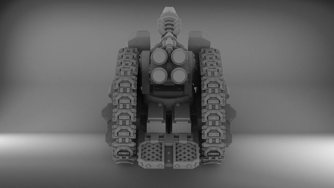 Legion Longsword bundle with laser and grav and bolter 3D print model_13