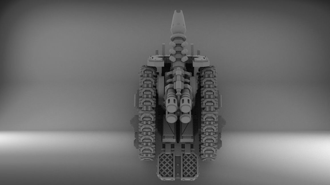 Legion Longsword bundle with laser and grav and bolter 3D print model_14