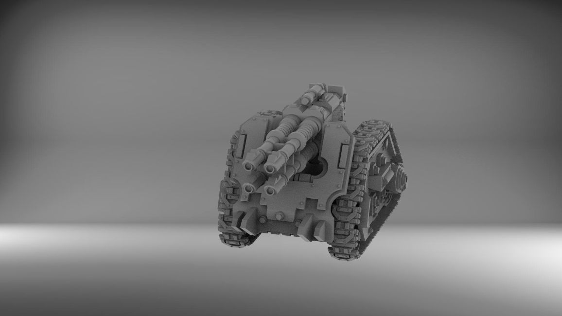 Legion Longsword bundle with laser and grav and bolter 3D print model_15