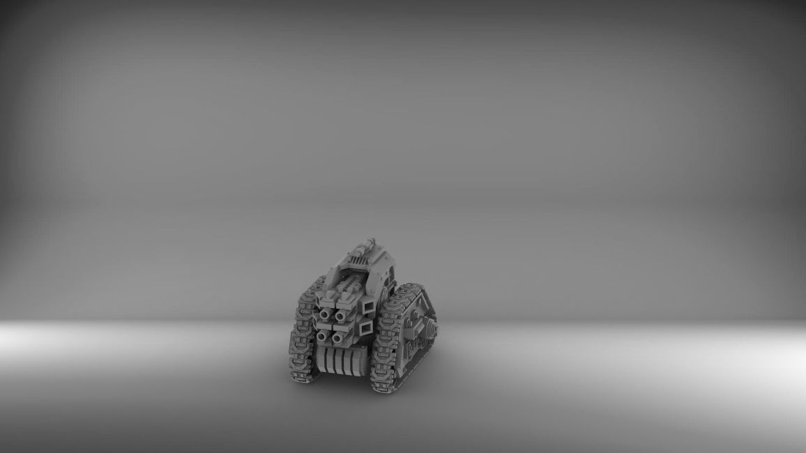 Legion Longsword bundle with laser and grav and bolter 3D print model_5