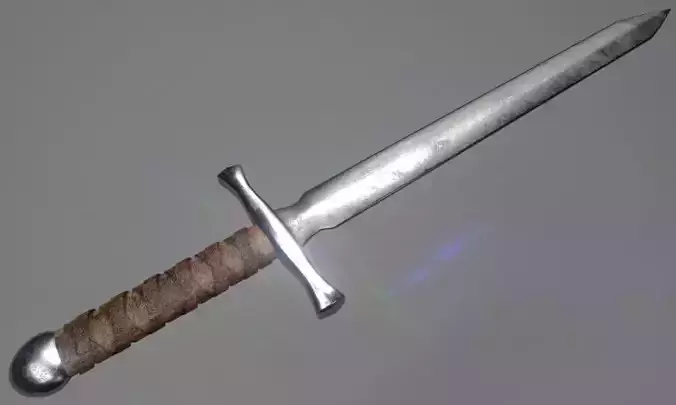 Shortsword sword Free low-poly 3D model