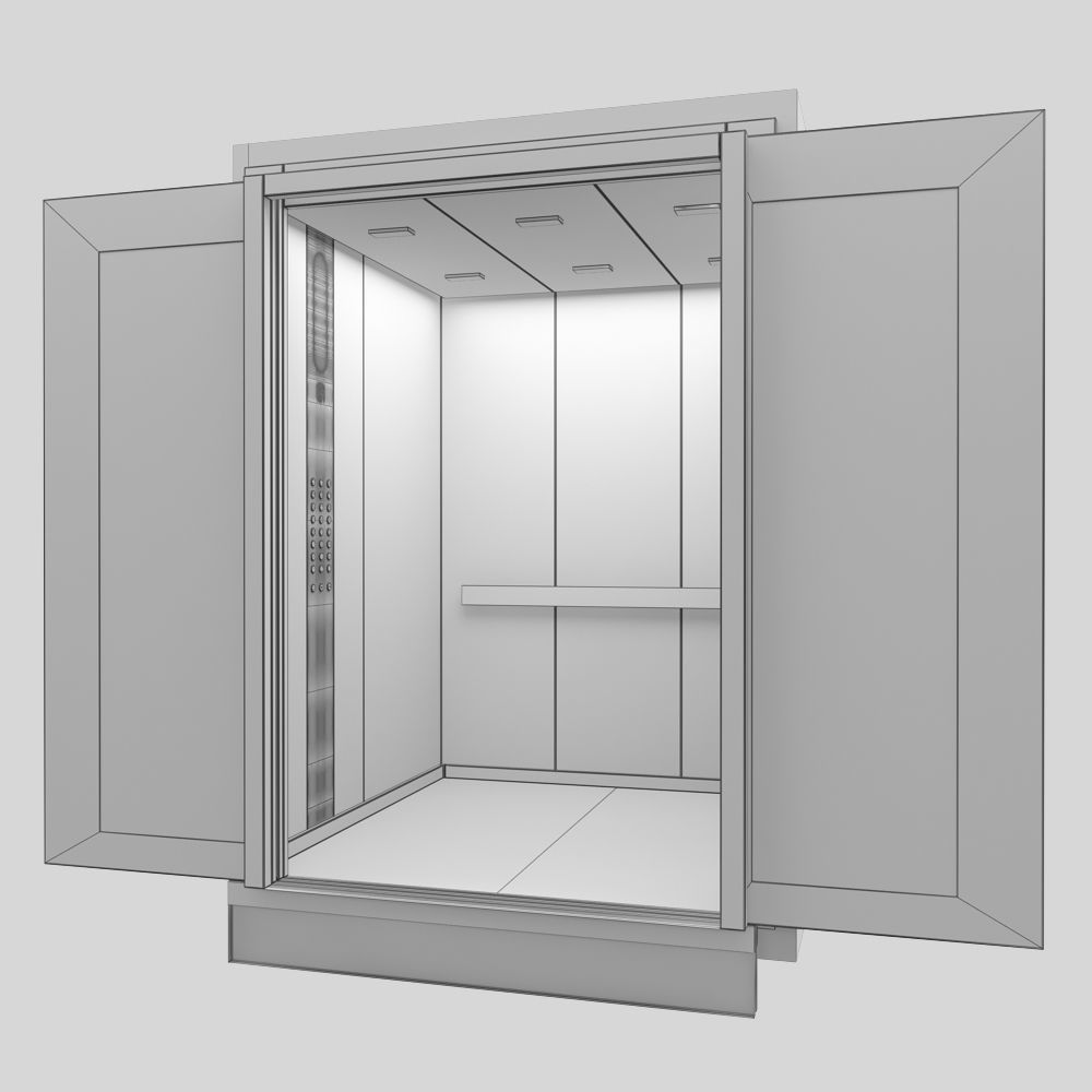 Elevator Kone MonoSpace 700 - KDS 50 3D model_13