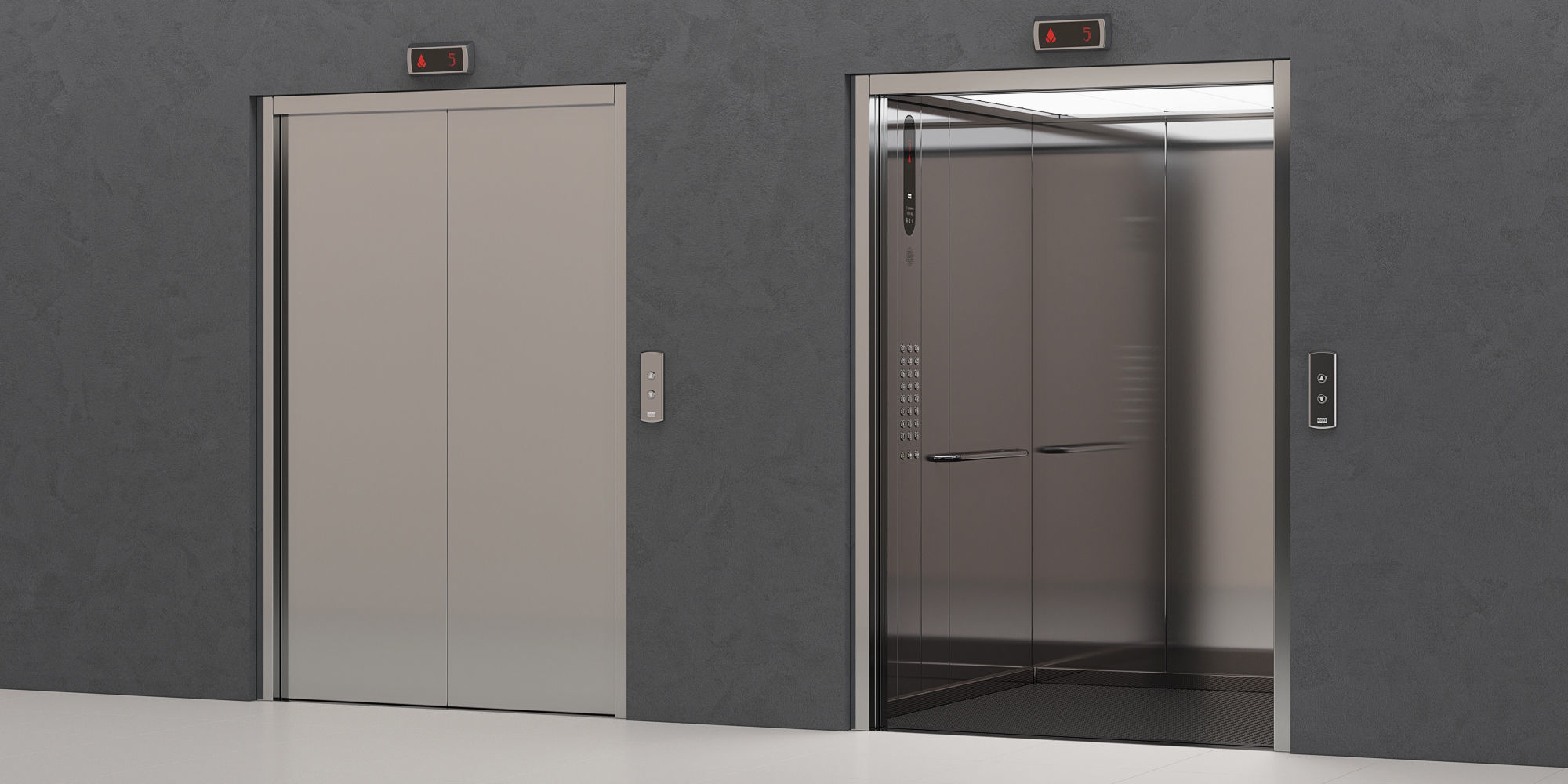 Elevator Kone MonoSpace 700 - KDS 50 3D model_3