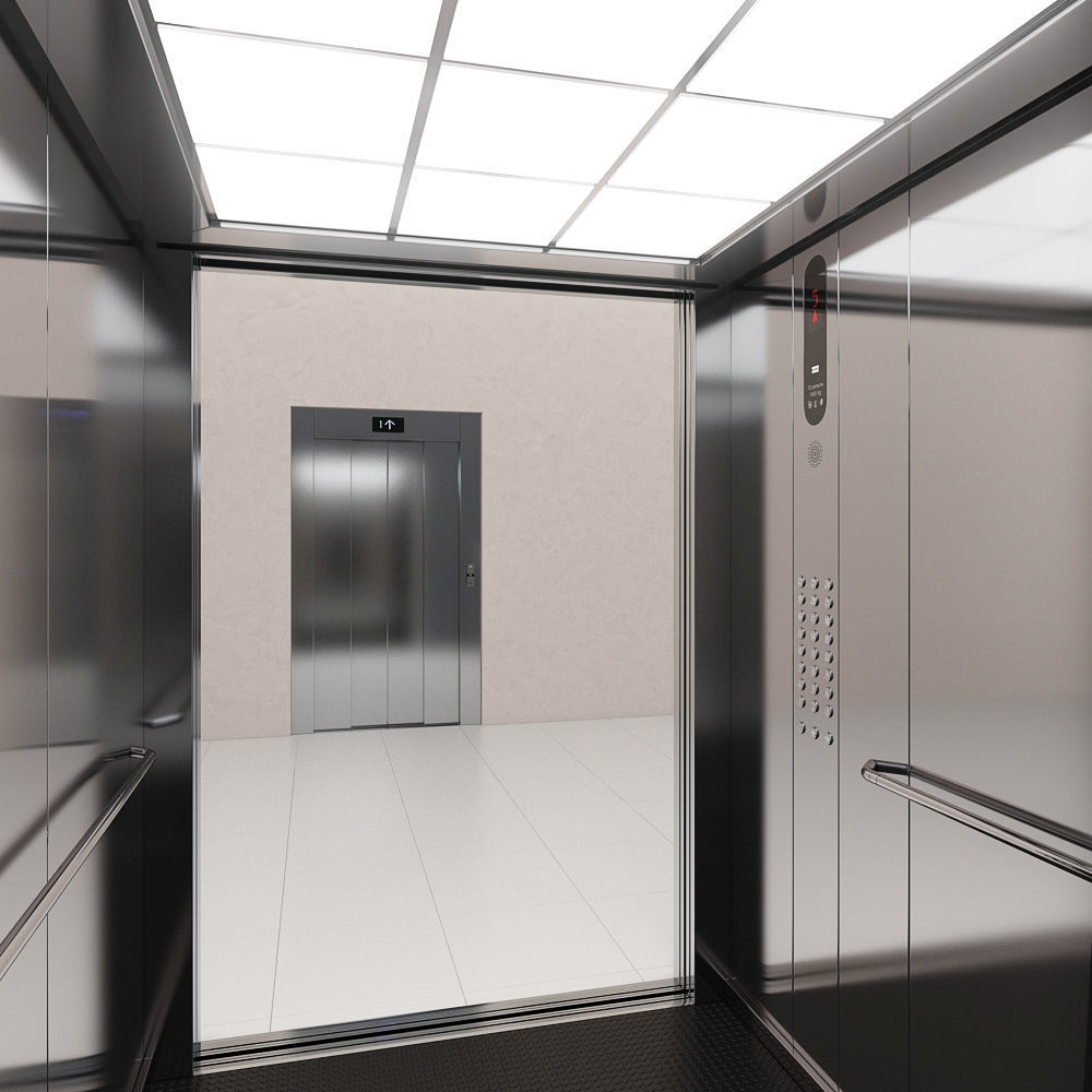 Elevator Kone MonoSpace 700 - KDS 50 3D model_5