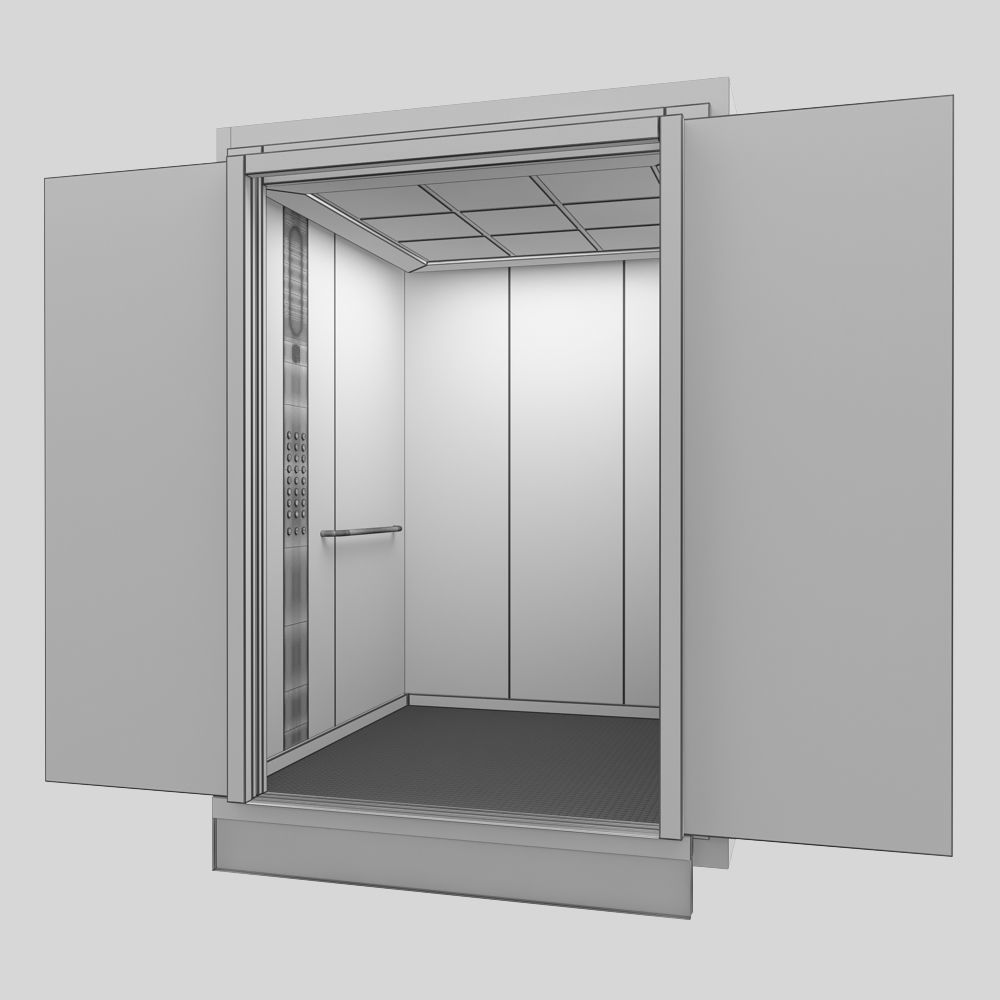 Elevator Kone MonoSpace 700 - KDS 50 3D model_12
