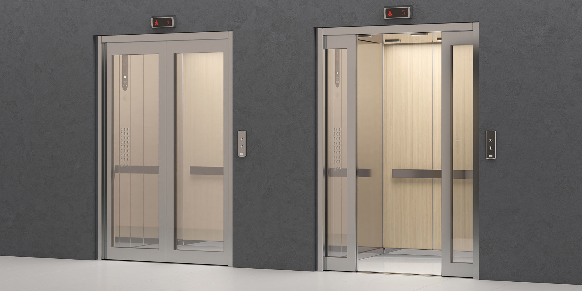 Elevator Kone MonoSpace 700 - KDS 50 3D model_4
