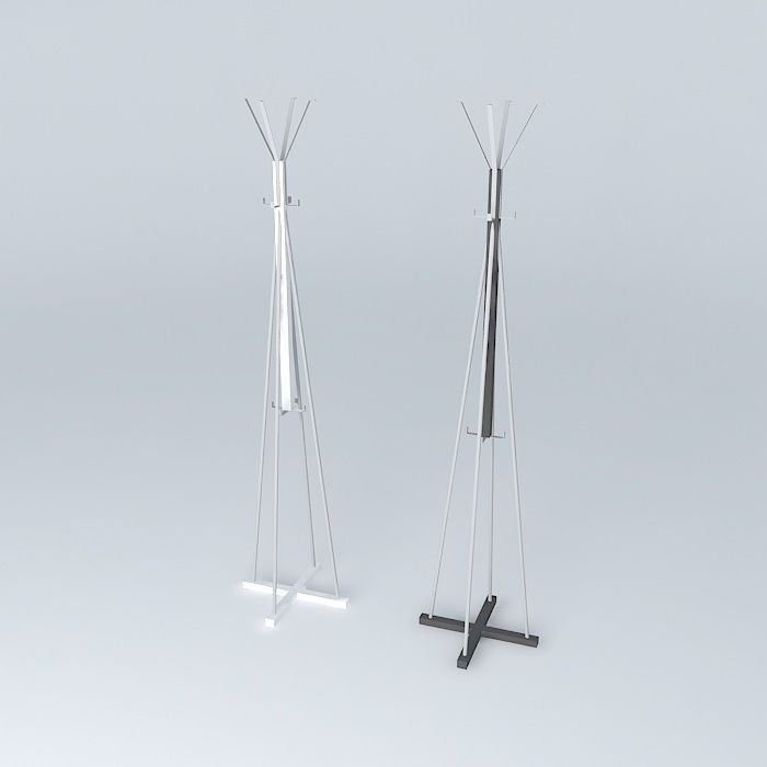 Tjusig Hat and coat stand 3D model CGTrader