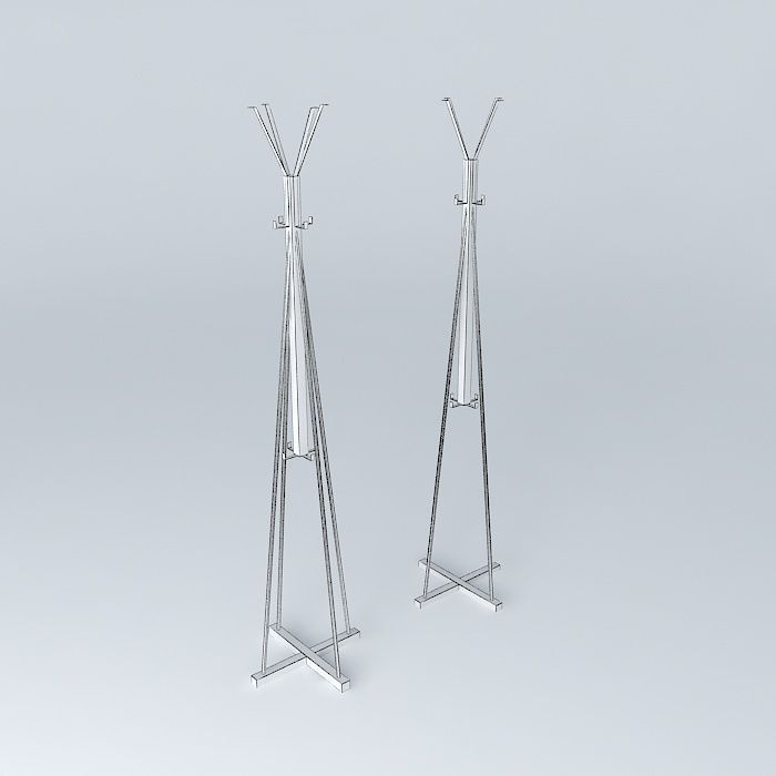 Tjusig Hat and coat stand 3D model CGTrader