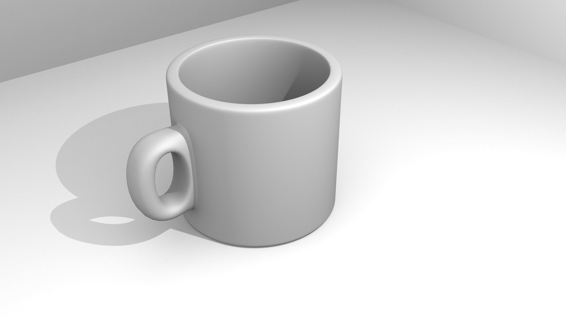 Cup 4 glass beer mug Free 3D model_3