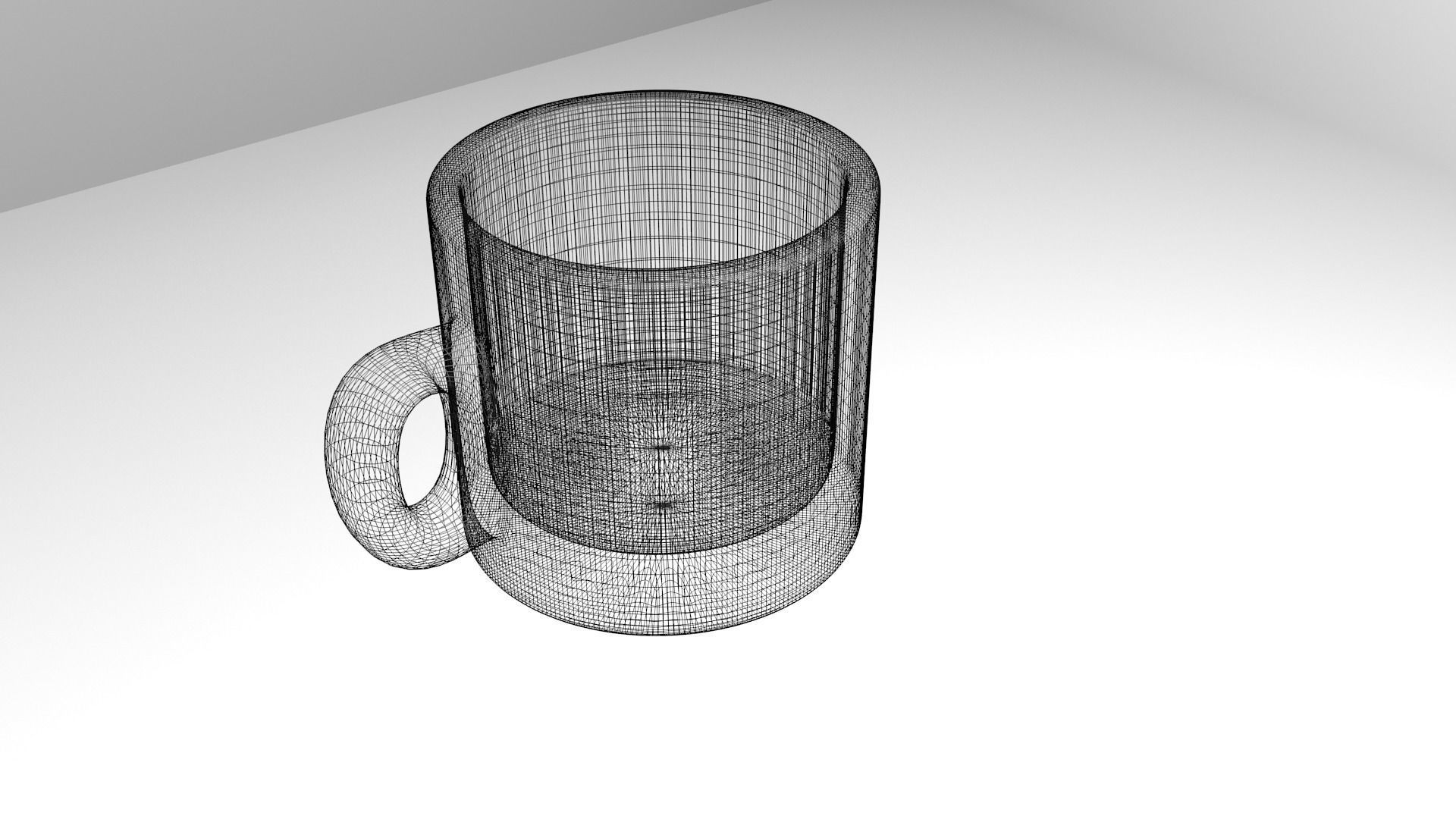 Cup 4 glass beer mug Free 3D model_4