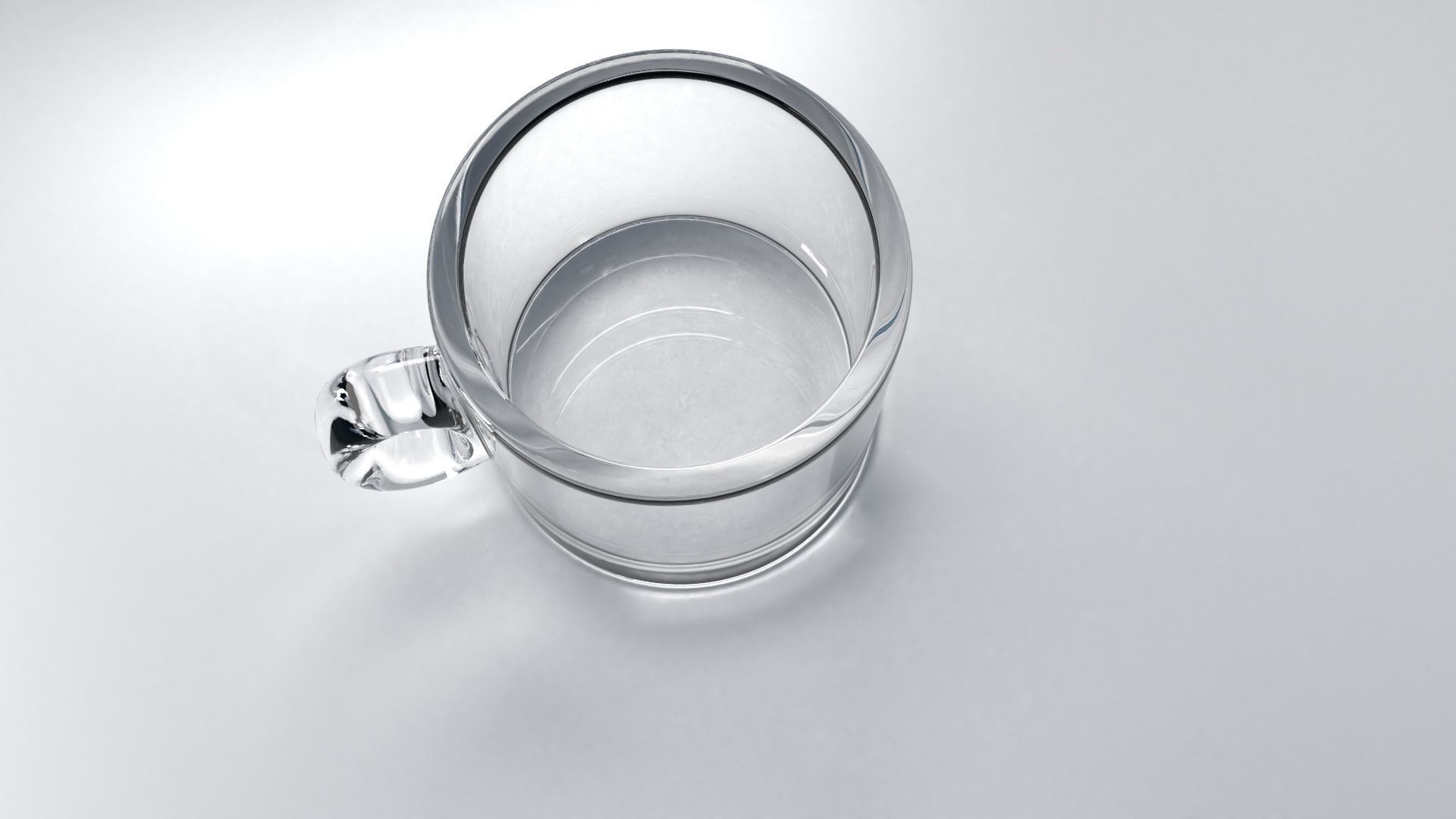 Cup 4 glass beer mug Free 3D model_2