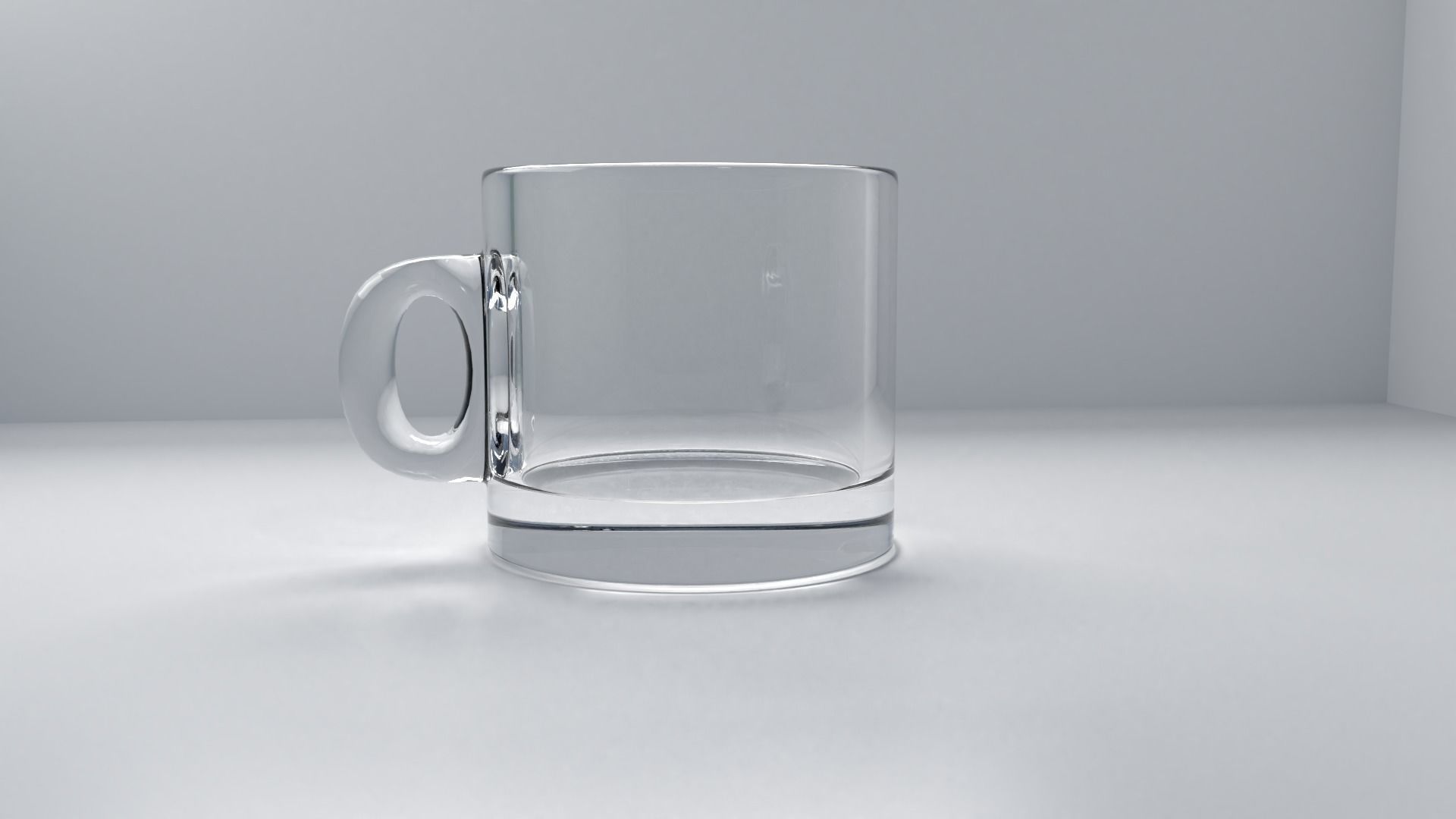Cup 4 glass beer mug Free 3D model_1