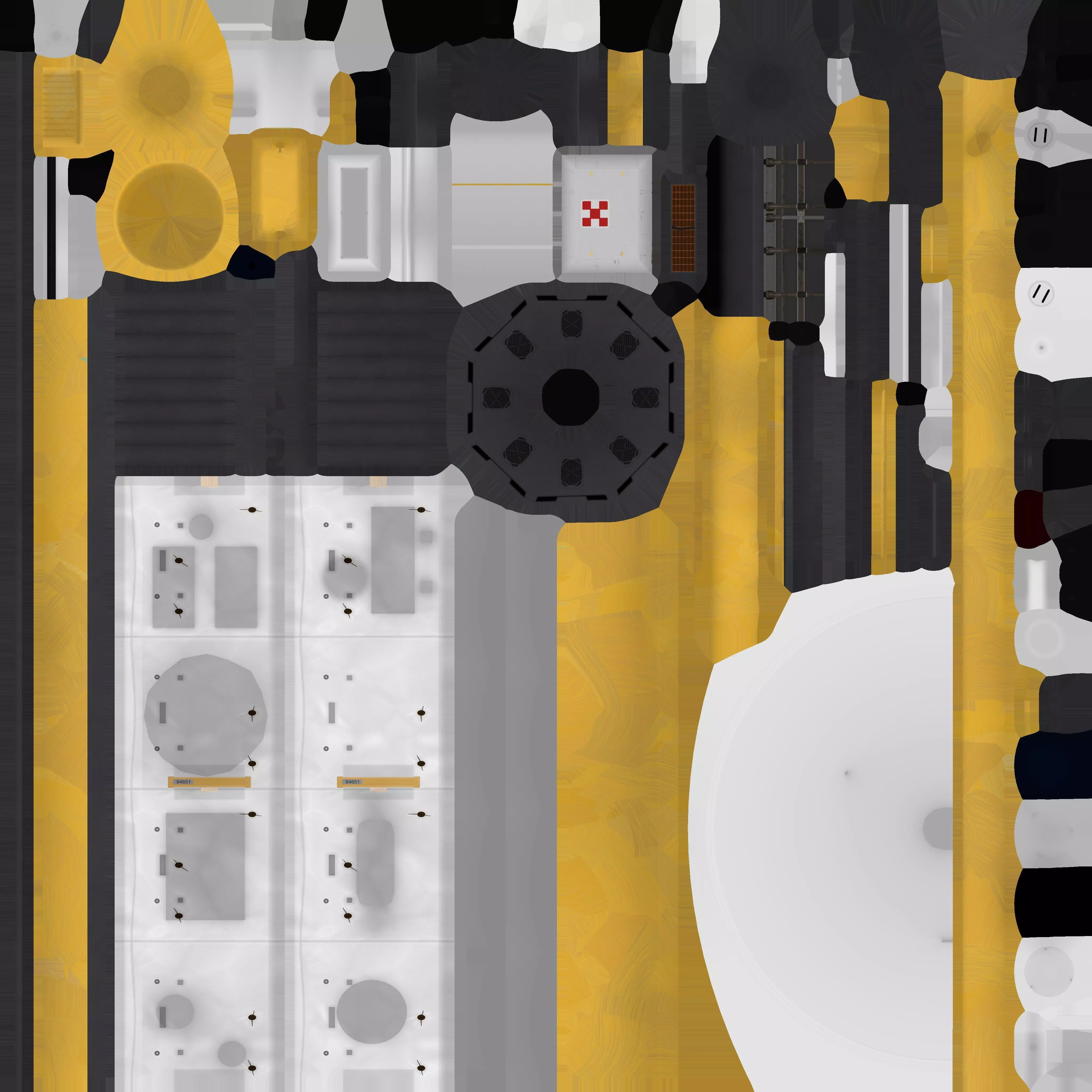 Deep Space Probe Low-poly 3D model_14