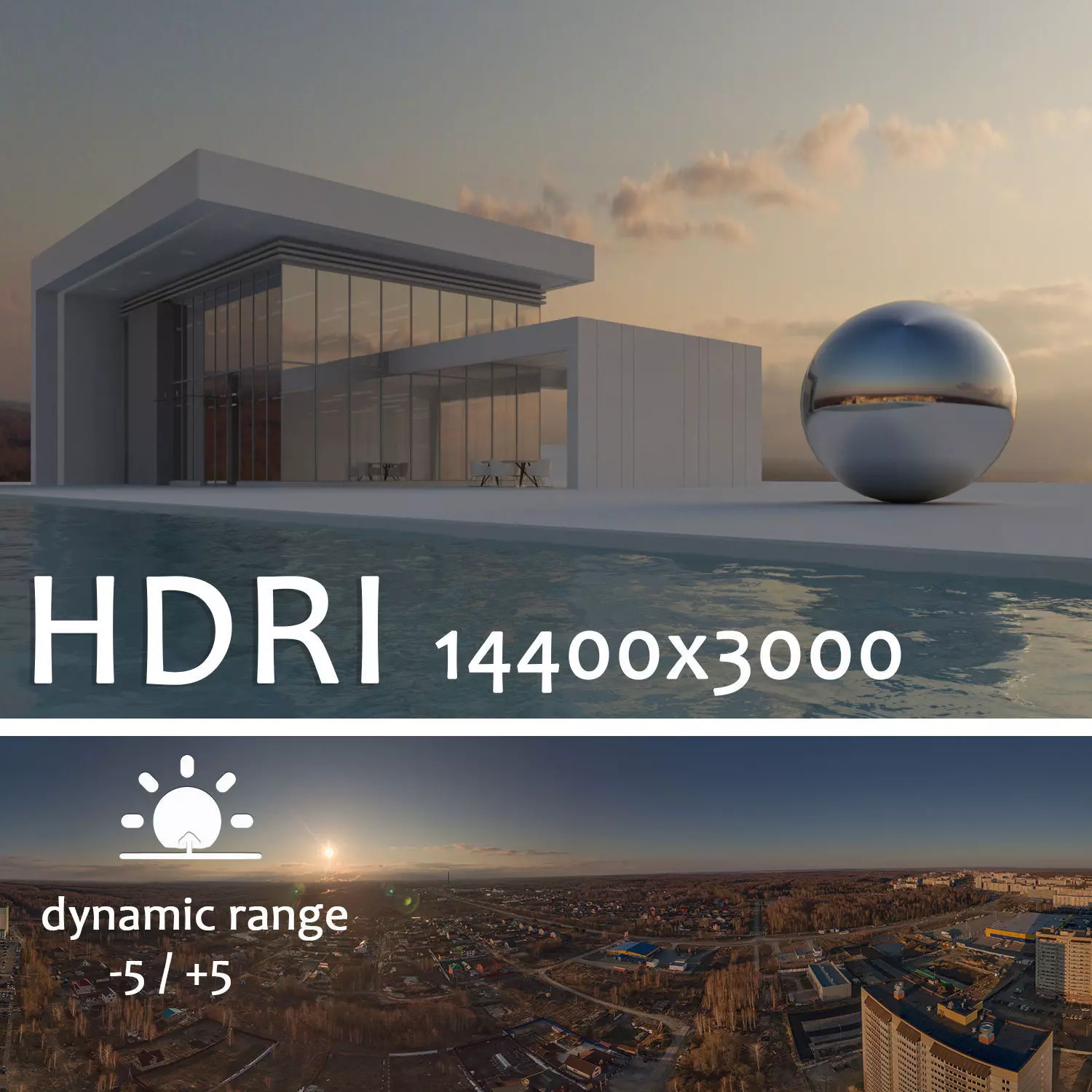 HDRI 4 with dynamic range Texture