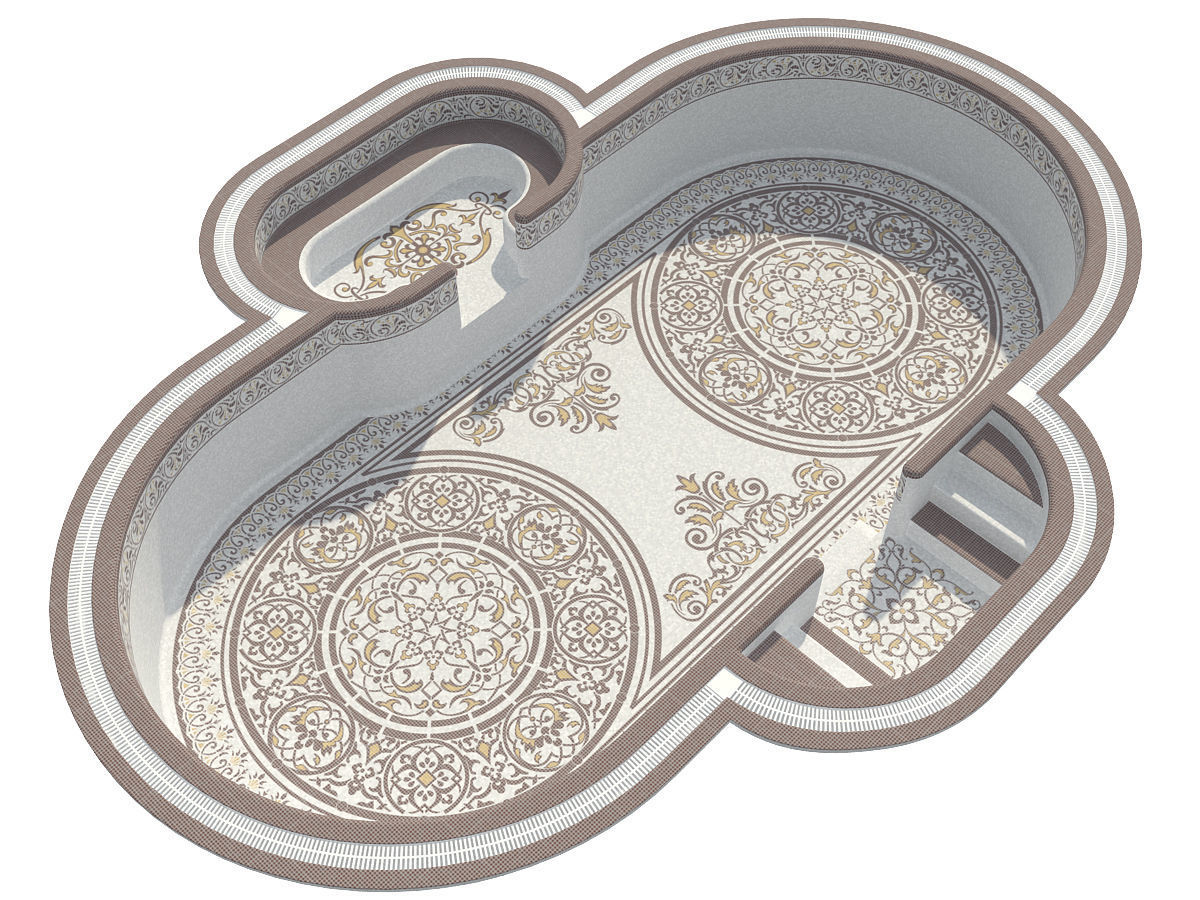 Swimming pool 05 3D model_3