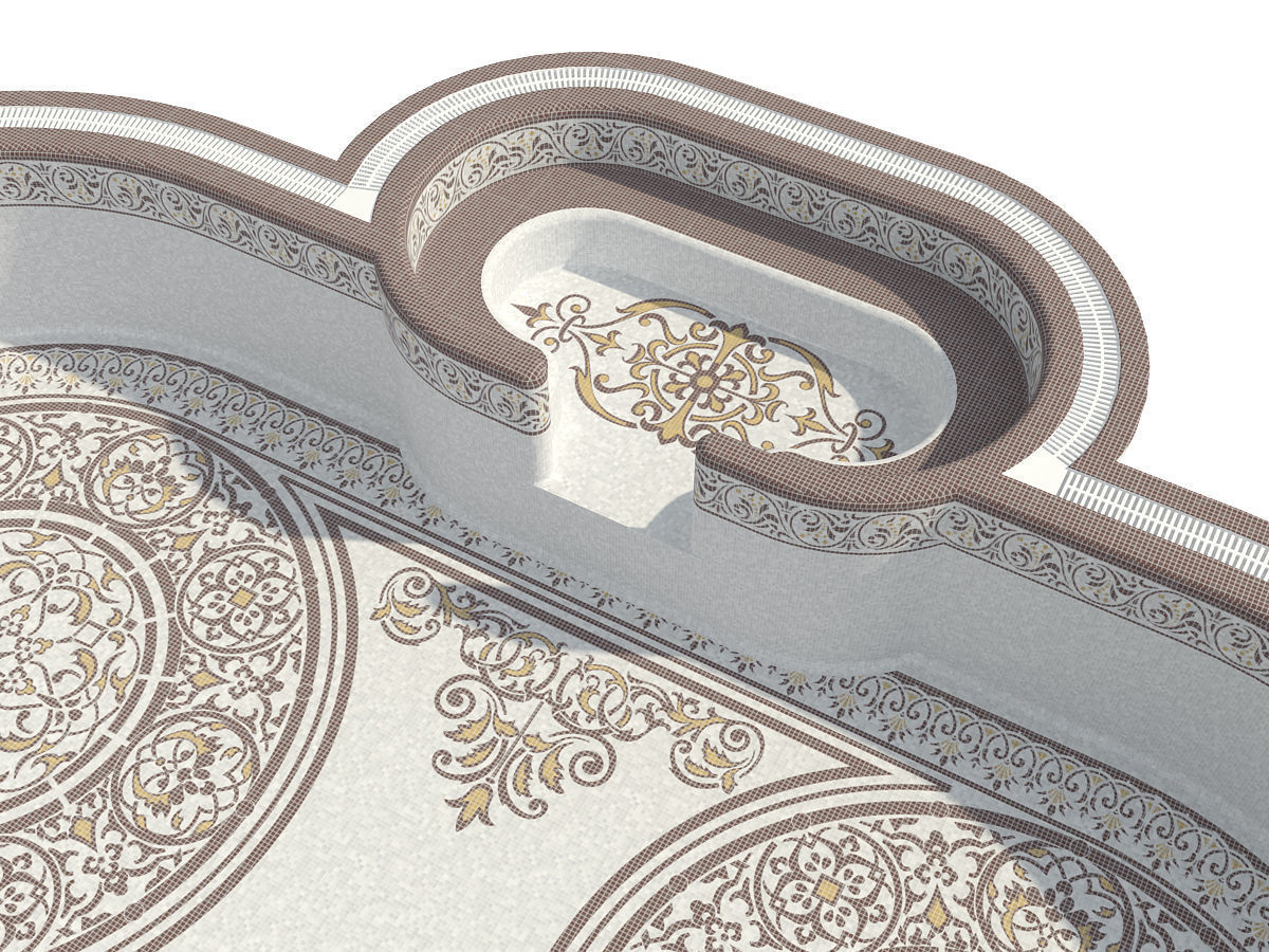 Swimming pool 05 3D model_1