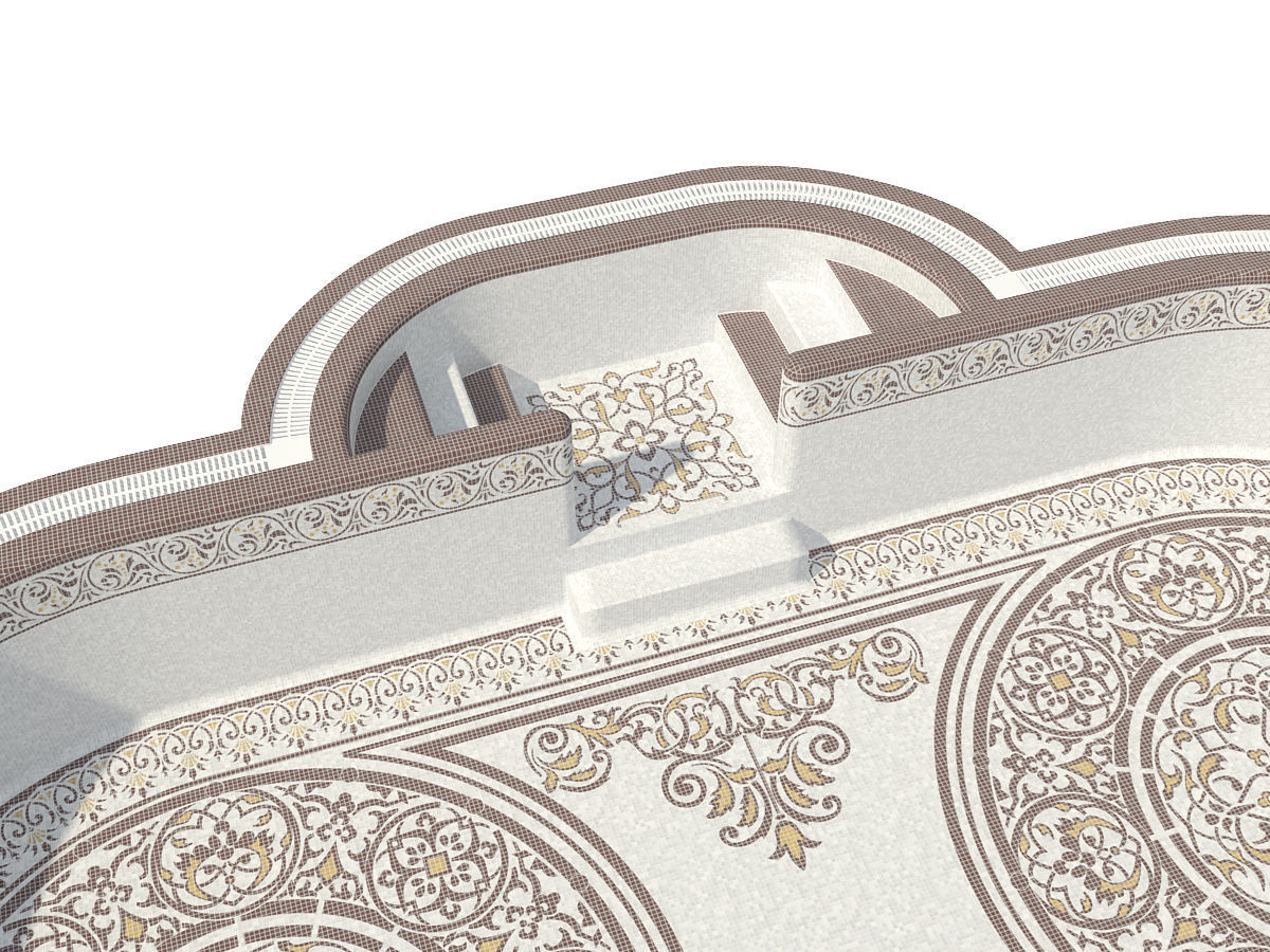 Swimming pool 05 3D model_4