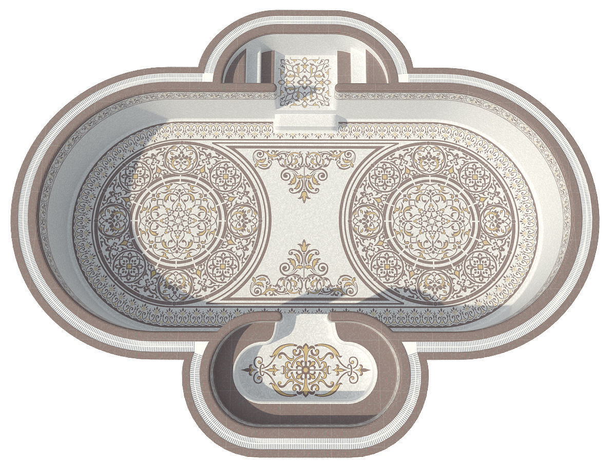 Swimming pool 05 3D model_2