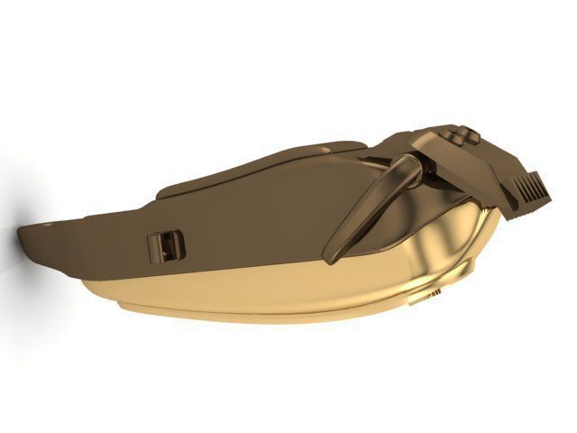 shaver whal 3D print model_3