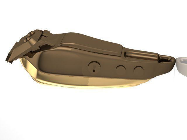 shaver whal 3D print model_2