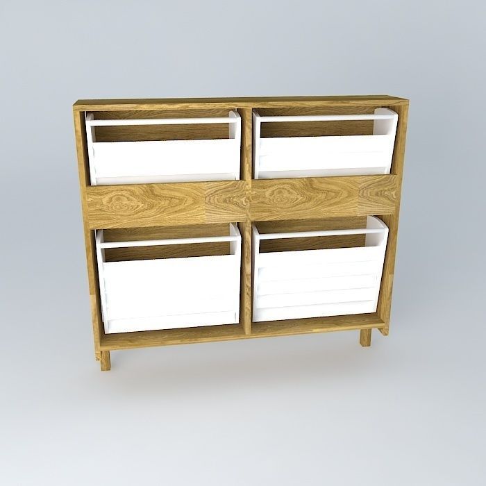 Sandnes 4 compartments 3D model_2