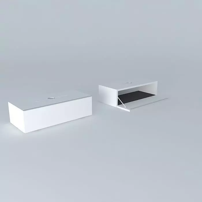 Ludvig Router modem wall cabinet 3D model_0
