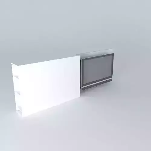 TV panel with sliding door TV 32