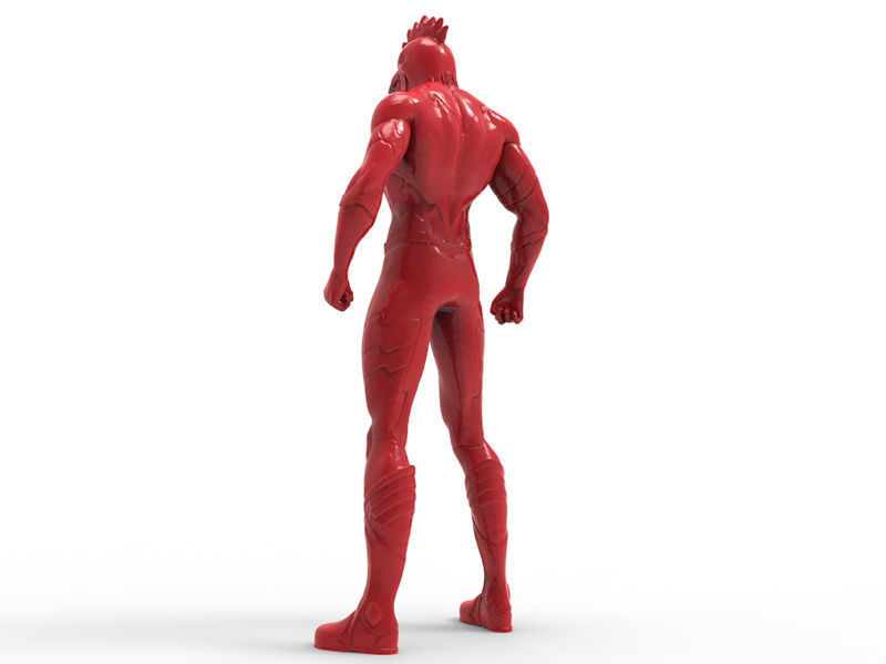 Animal Hero Of Chiken 3D print model_3