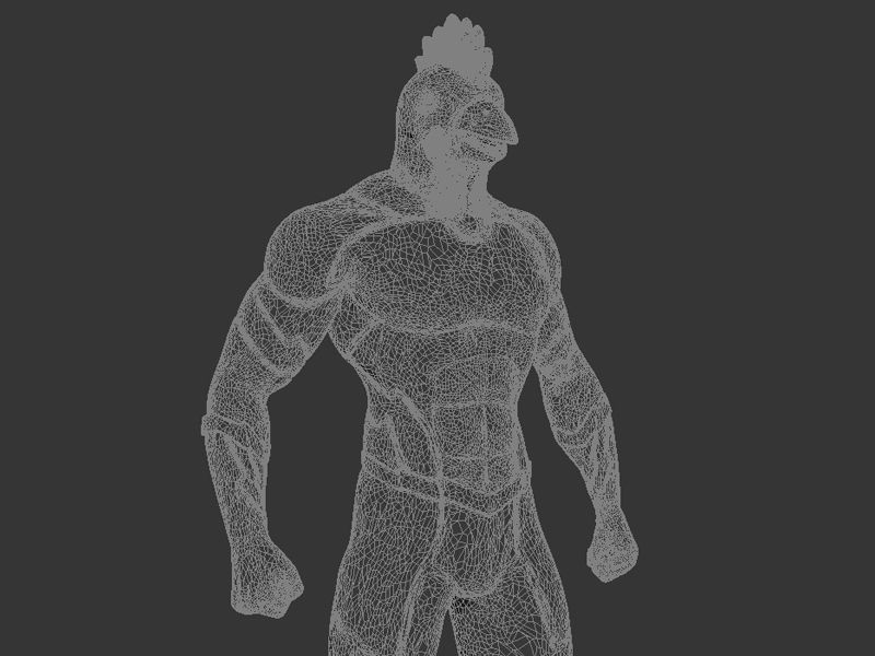 Animal Hero Of Chiken 3D print model_10