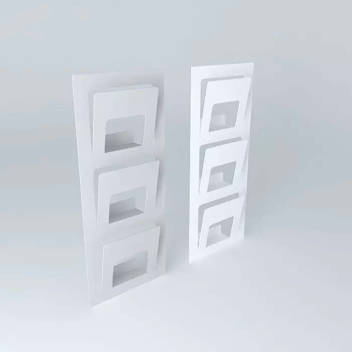 Spontan Newspaper rack 3D model_0