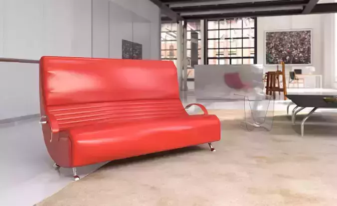 Couch red