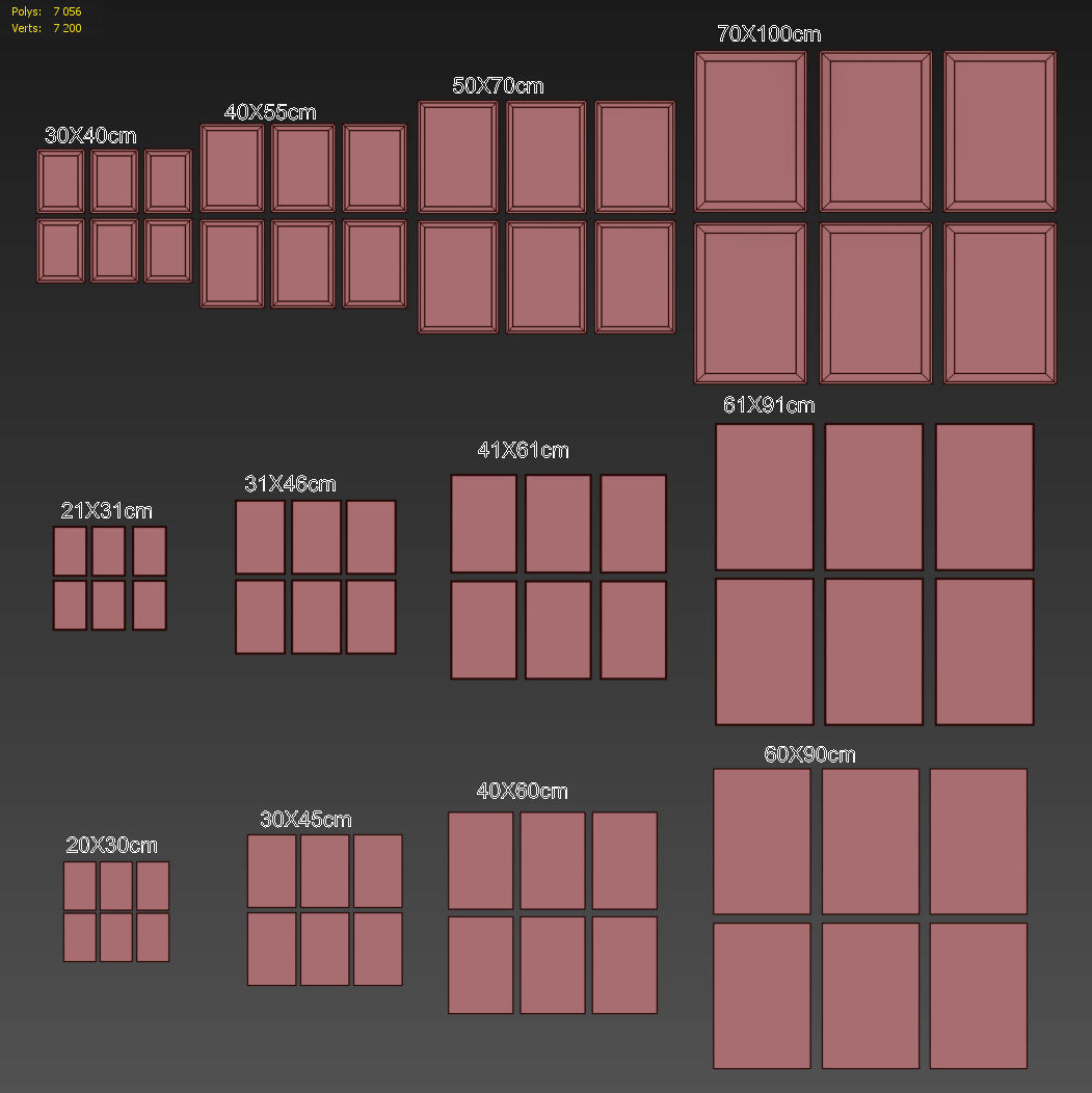 JUNIQE Car picture set-01 3D model_6