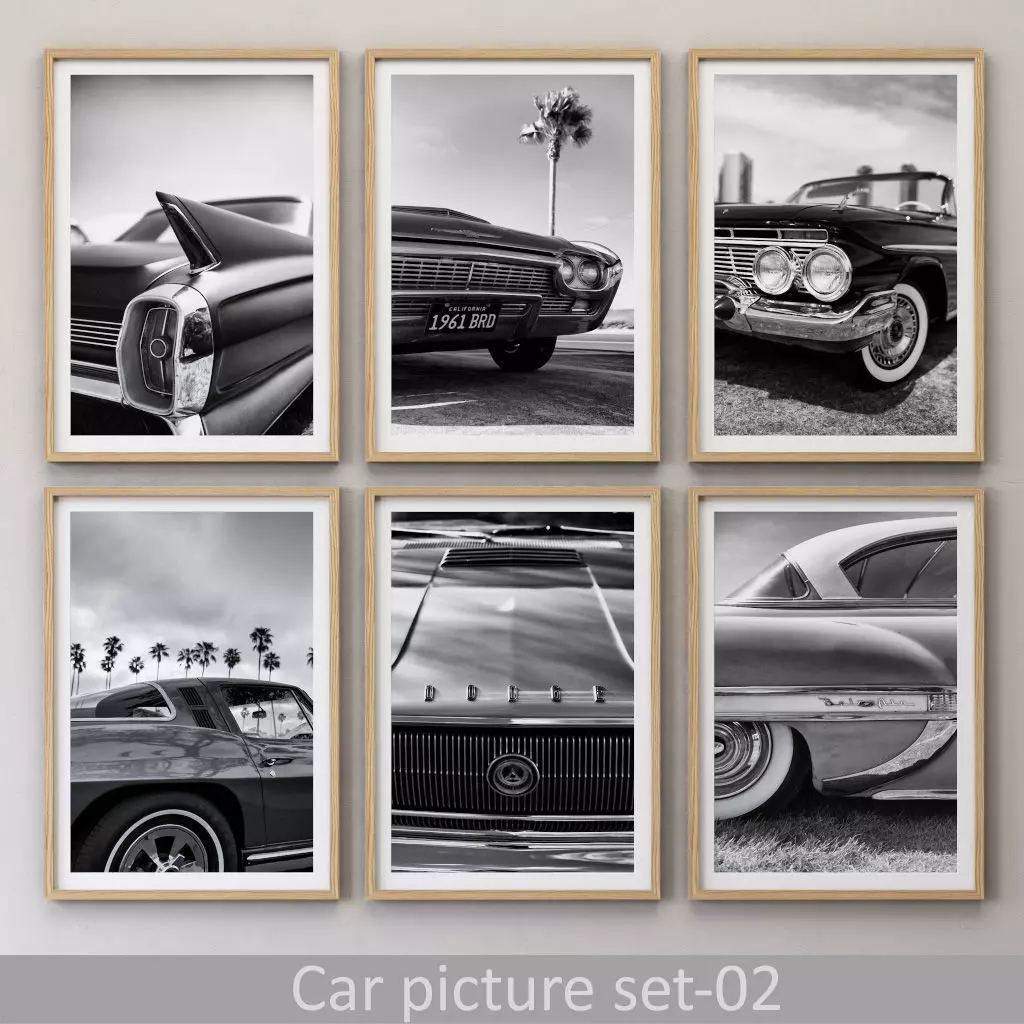 JUNIQE Car picture set-01 3D model_0