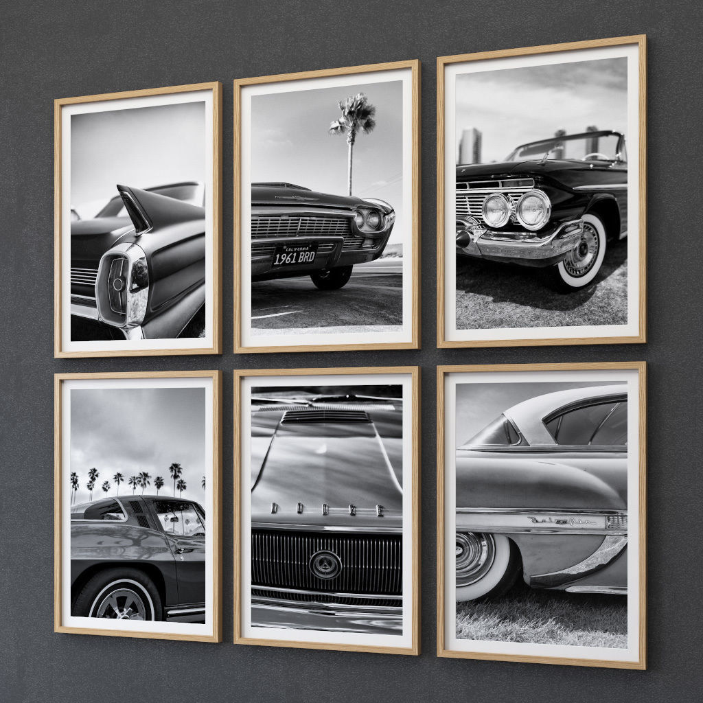 JUNIQE Car picture set-01 3D model_4