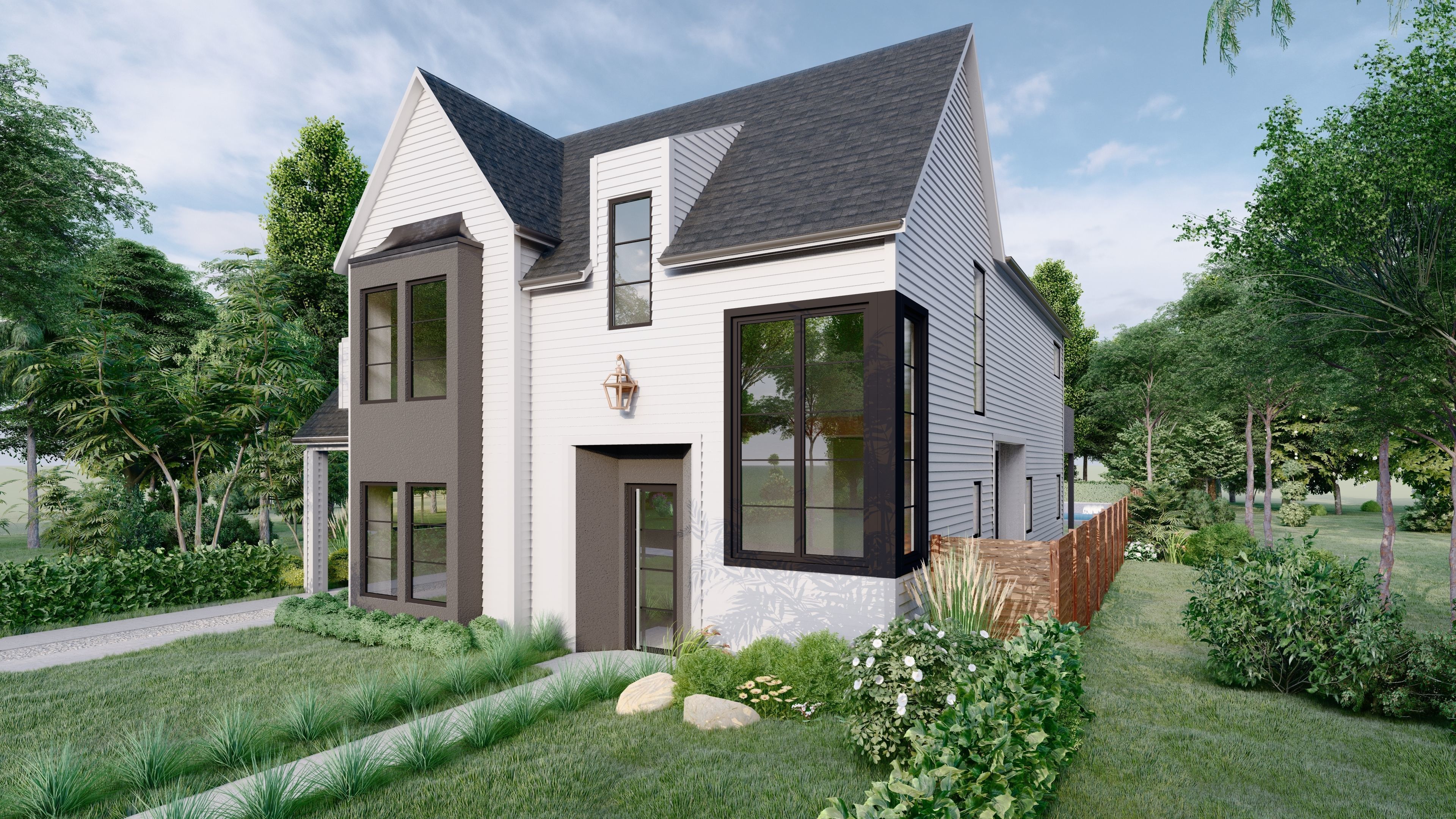 White House Low-poly 3D model_2