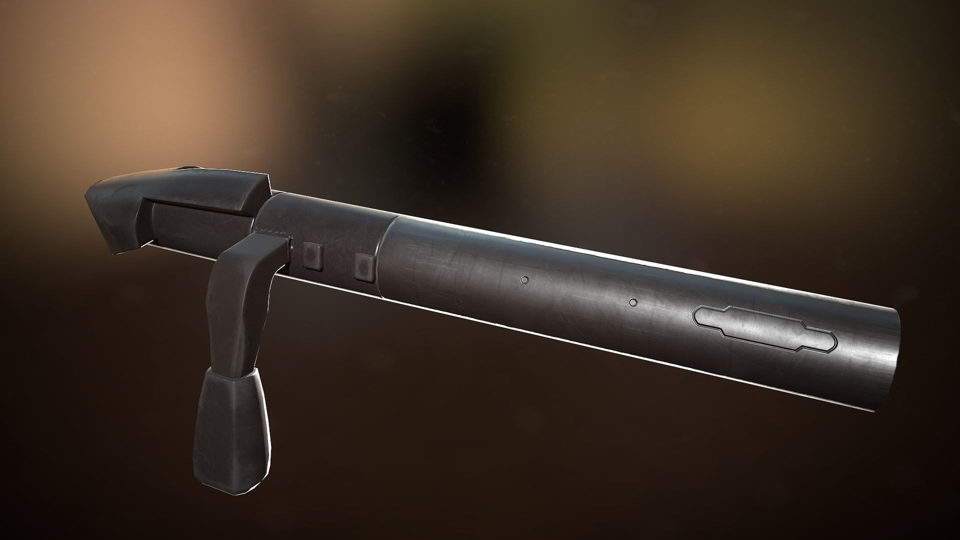 SSG 69 Sniper Rifle Low-poly 3D model_7