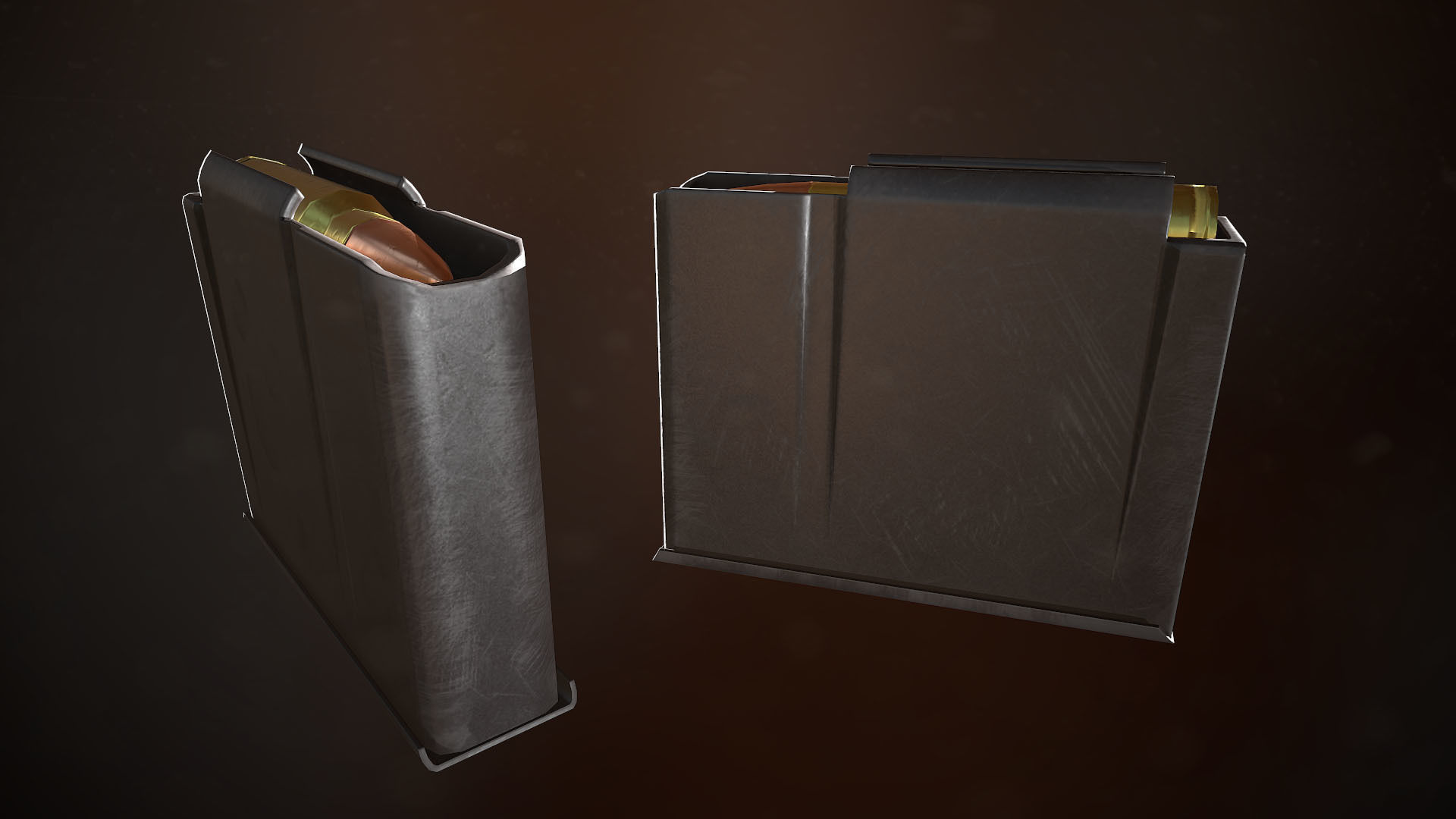 SSG 69 Sniper Rifle Low-poly 3D model_8