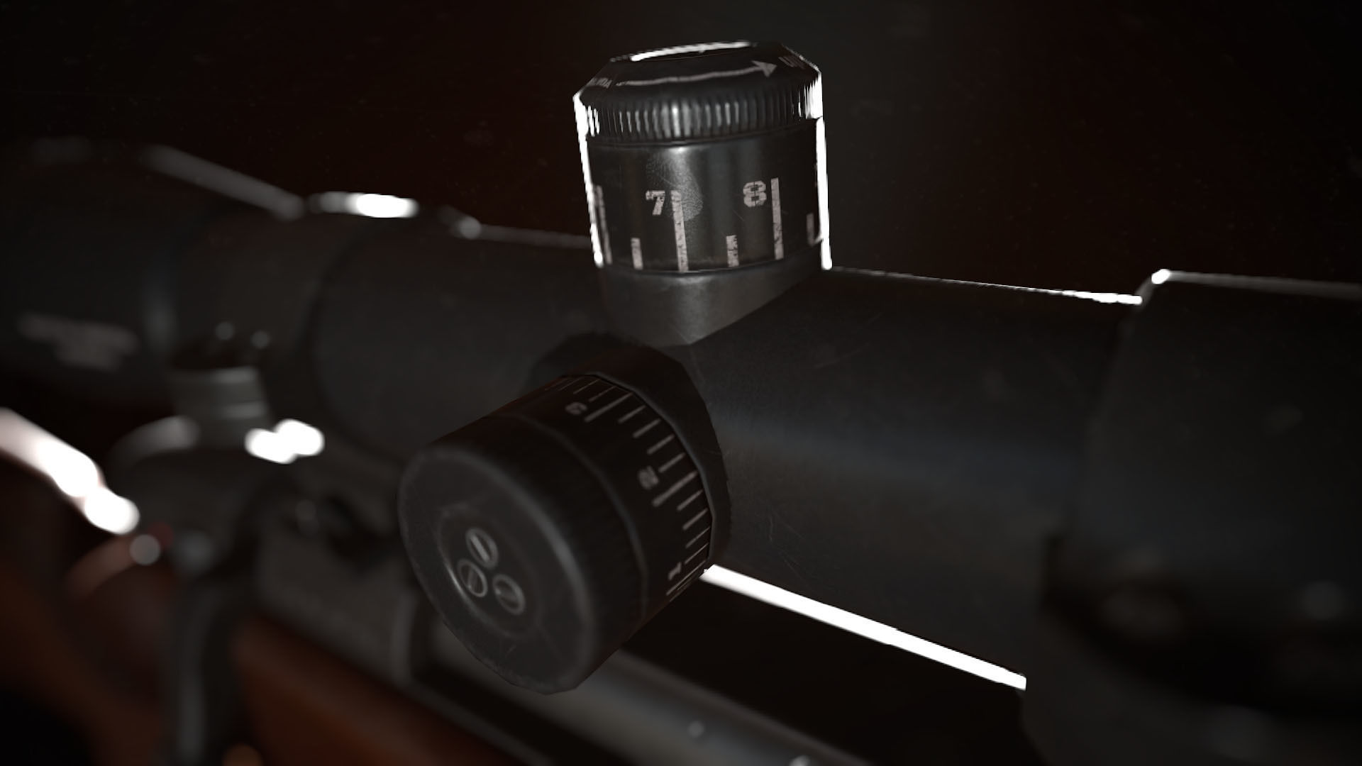 SSG 69 Sniper Rifle Low-poly 3D model_4