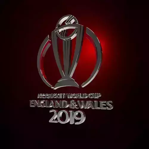 ICC world cup 2019  3D Logo  Obj  3DS FBX Format 