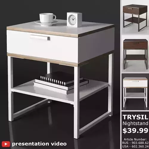 TRYSIL Nightstand 3D model