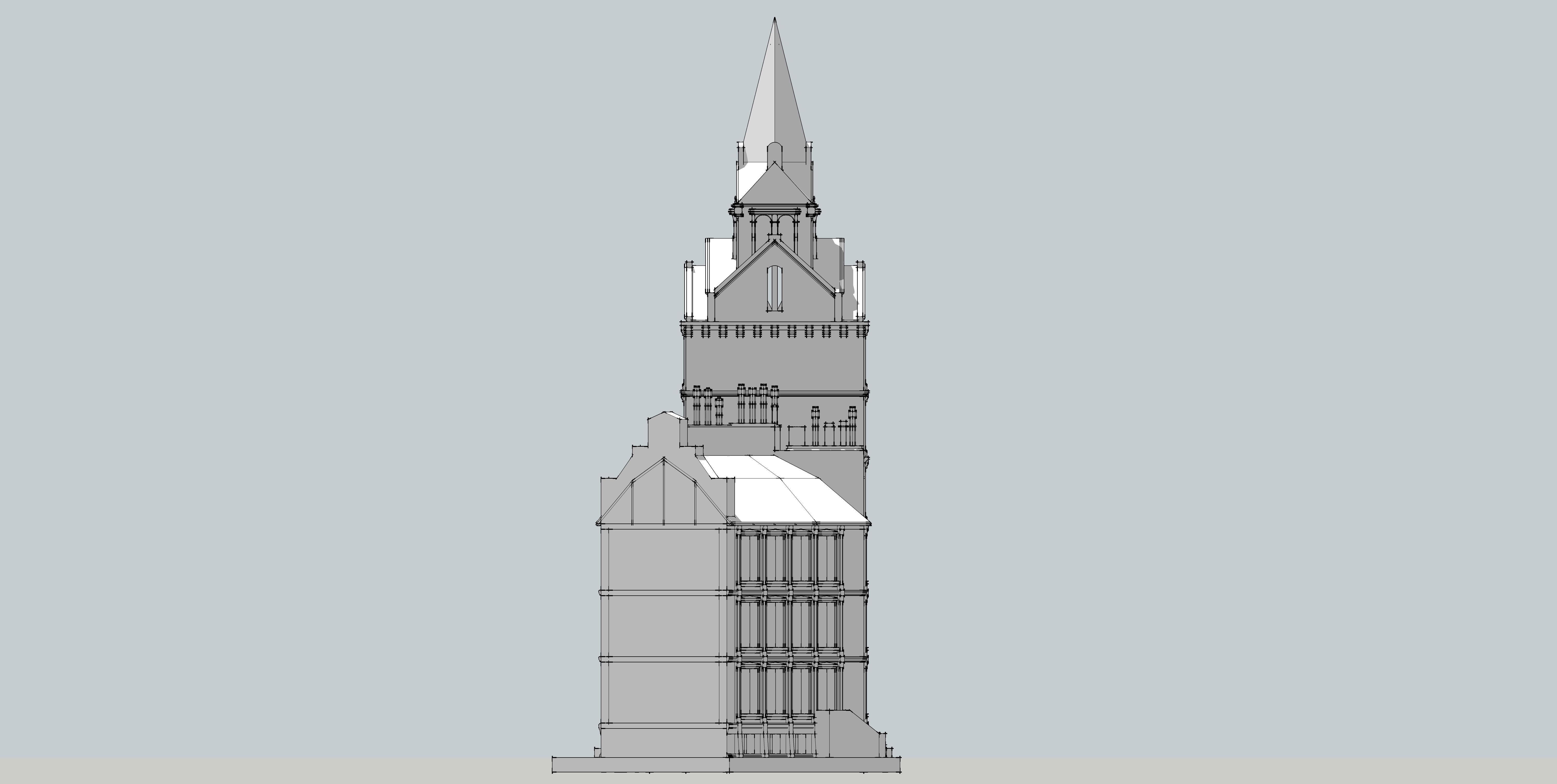 Building-5 big ben 3D model_14