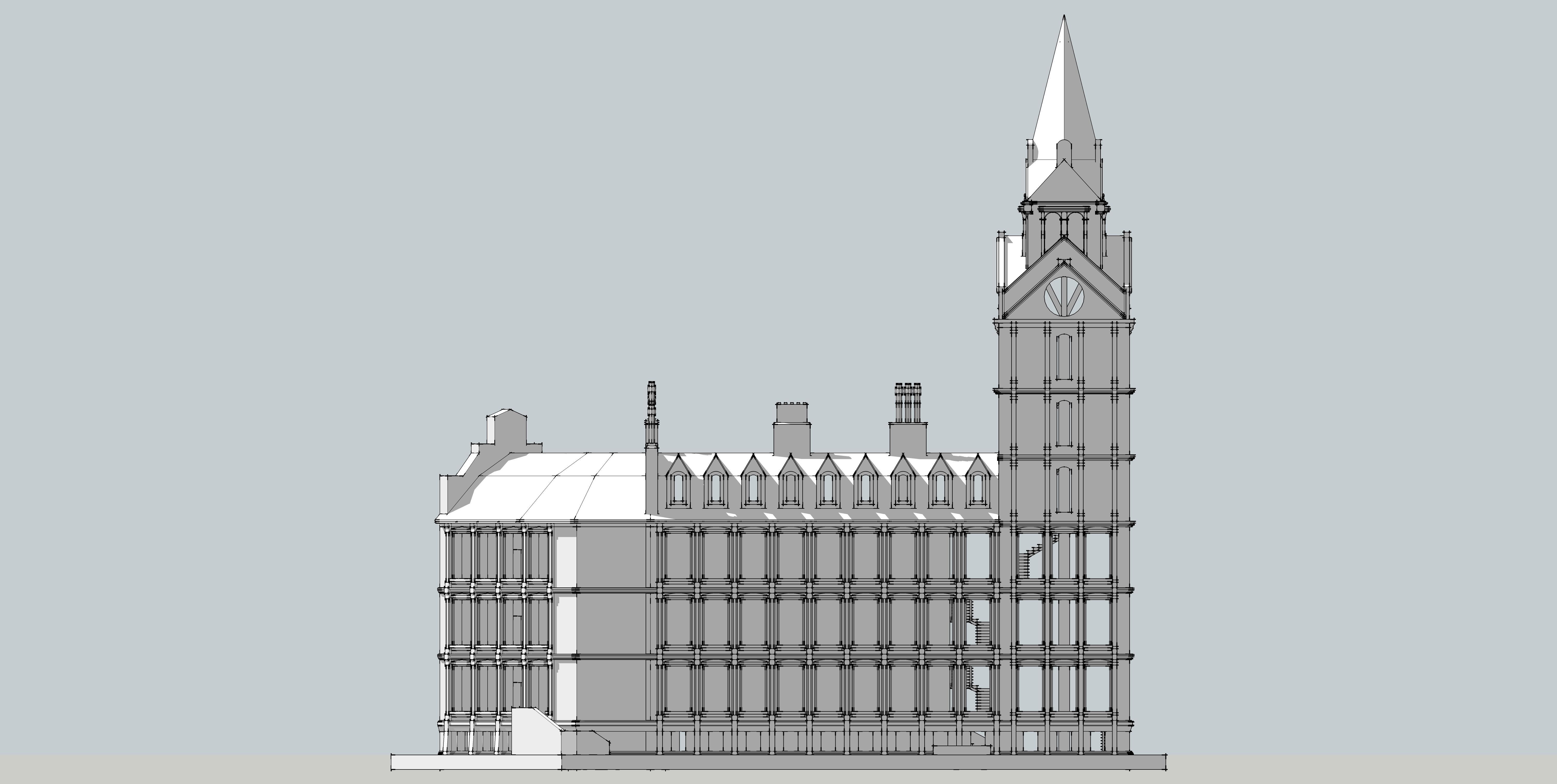 Building-5 big ben 3D model_3