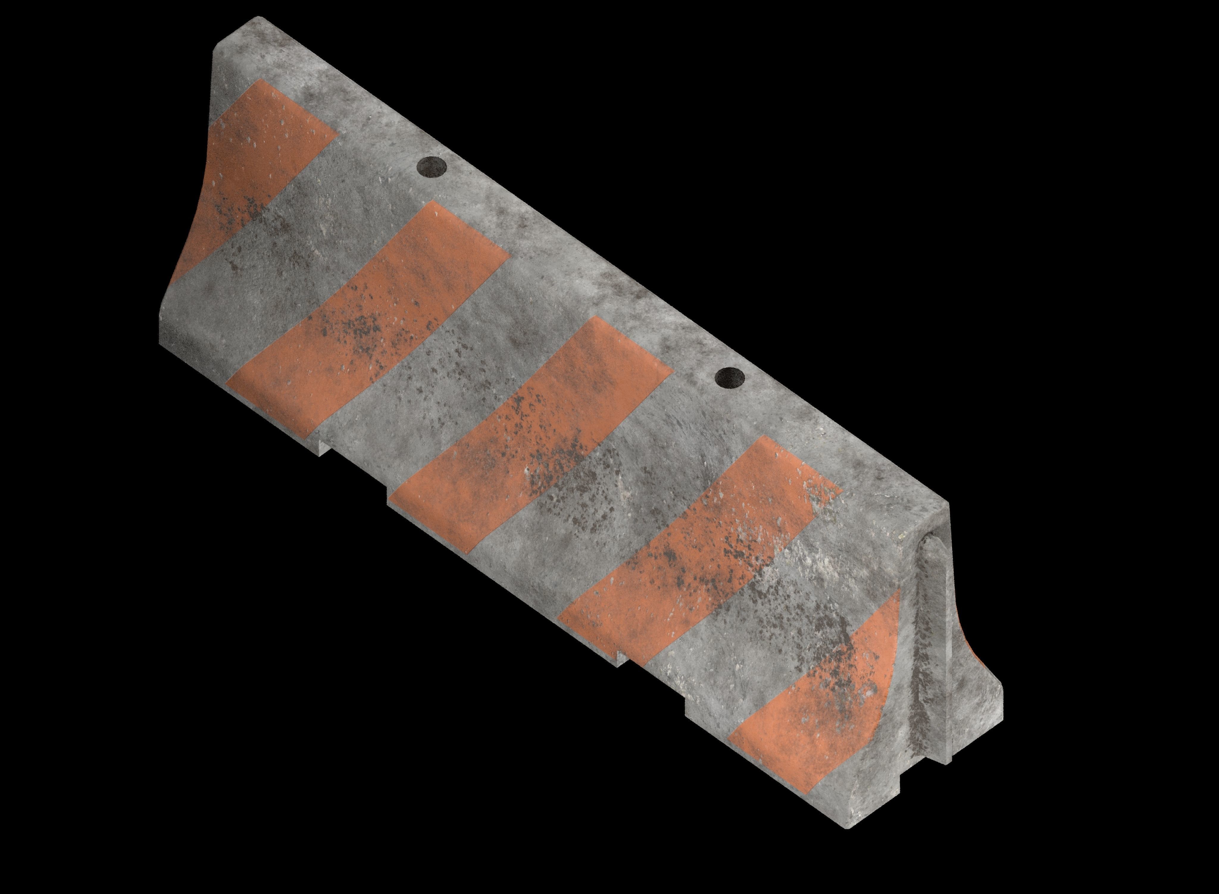 roadblock barricade 3D Model Collection_4