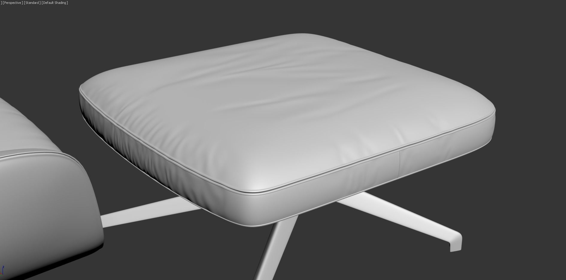 Minotti Jensen Armchair with Ottoman 3D model_13