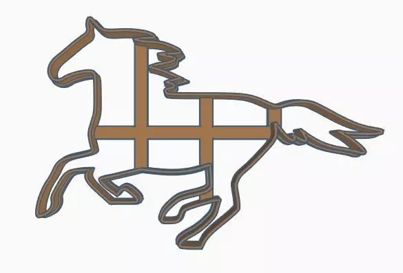 Horse Cookie Cutter Set 3D print model
