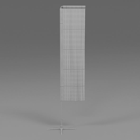 Flag Exhibition 05 3D model_5