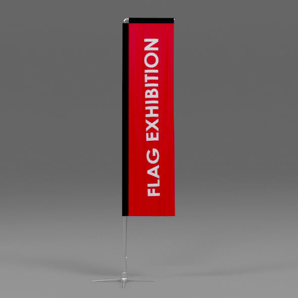 Flag Exhibition 05 3D model_1