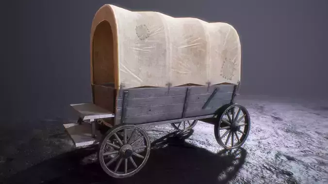 western style cart wagon