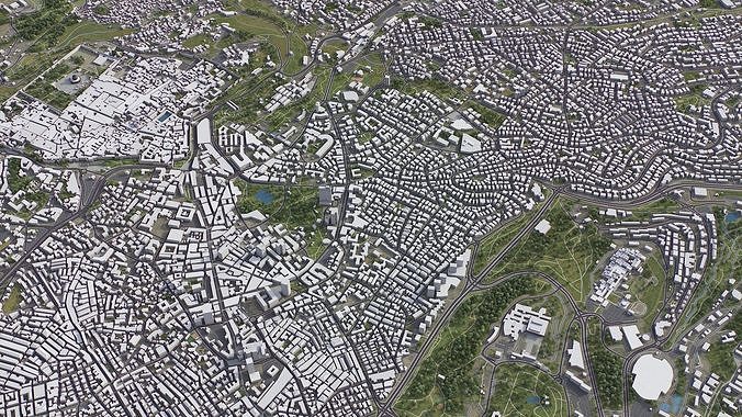 Jerusalem Low-poly 3D model 7