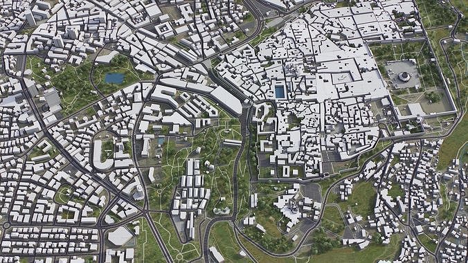 Jerusalem Low-poly 3D model 3